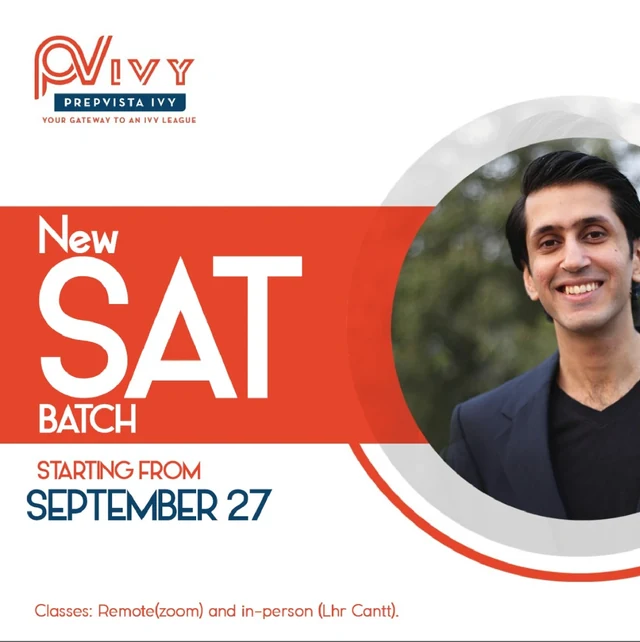 SAT preparation September batch artwork