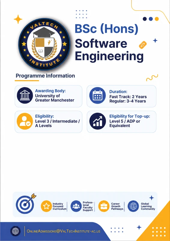 BSc Software Engineering programme artwork