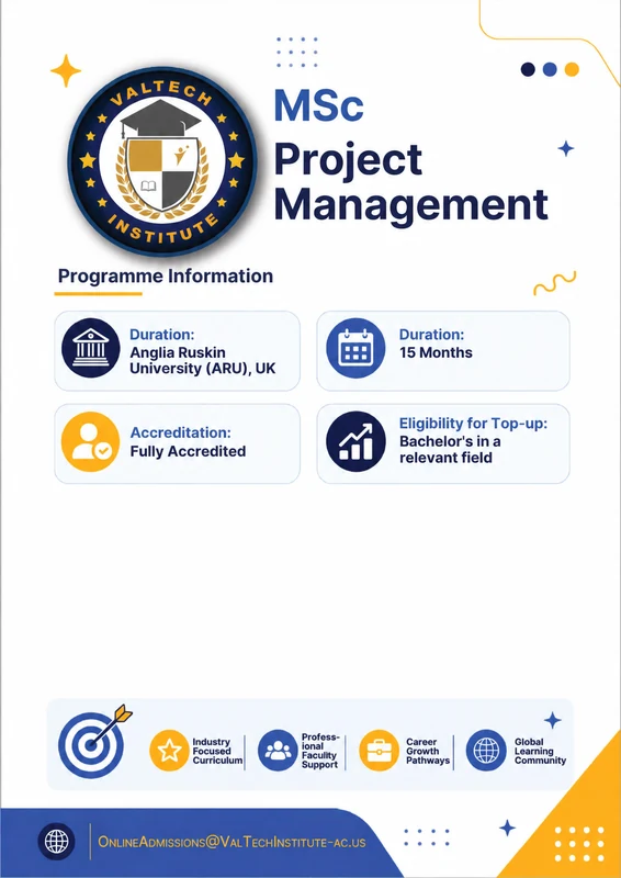 MSc Project Management from the Val Tech gallery